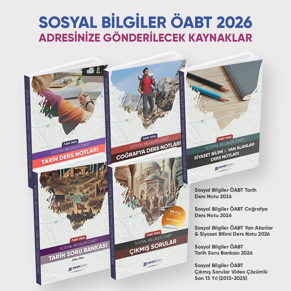 2026 Sosyal Bilgiler ÖABT Video Ders Paketi - Görsel 2
