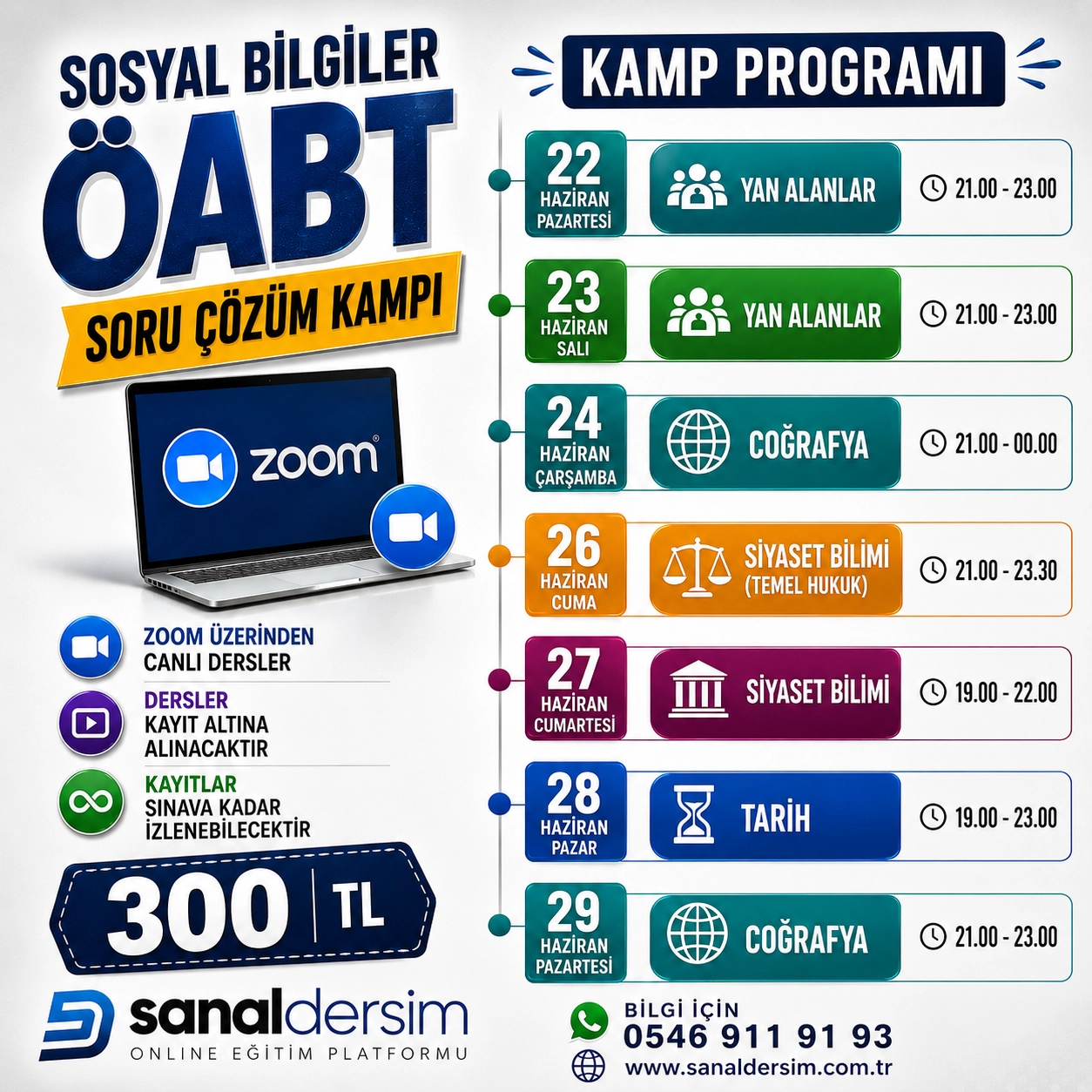 Sosyal Bilgiler ÖABT 2026 - Tüm Dersler Soru Çözüm Genel Tekrar Kampı (Canlı)
